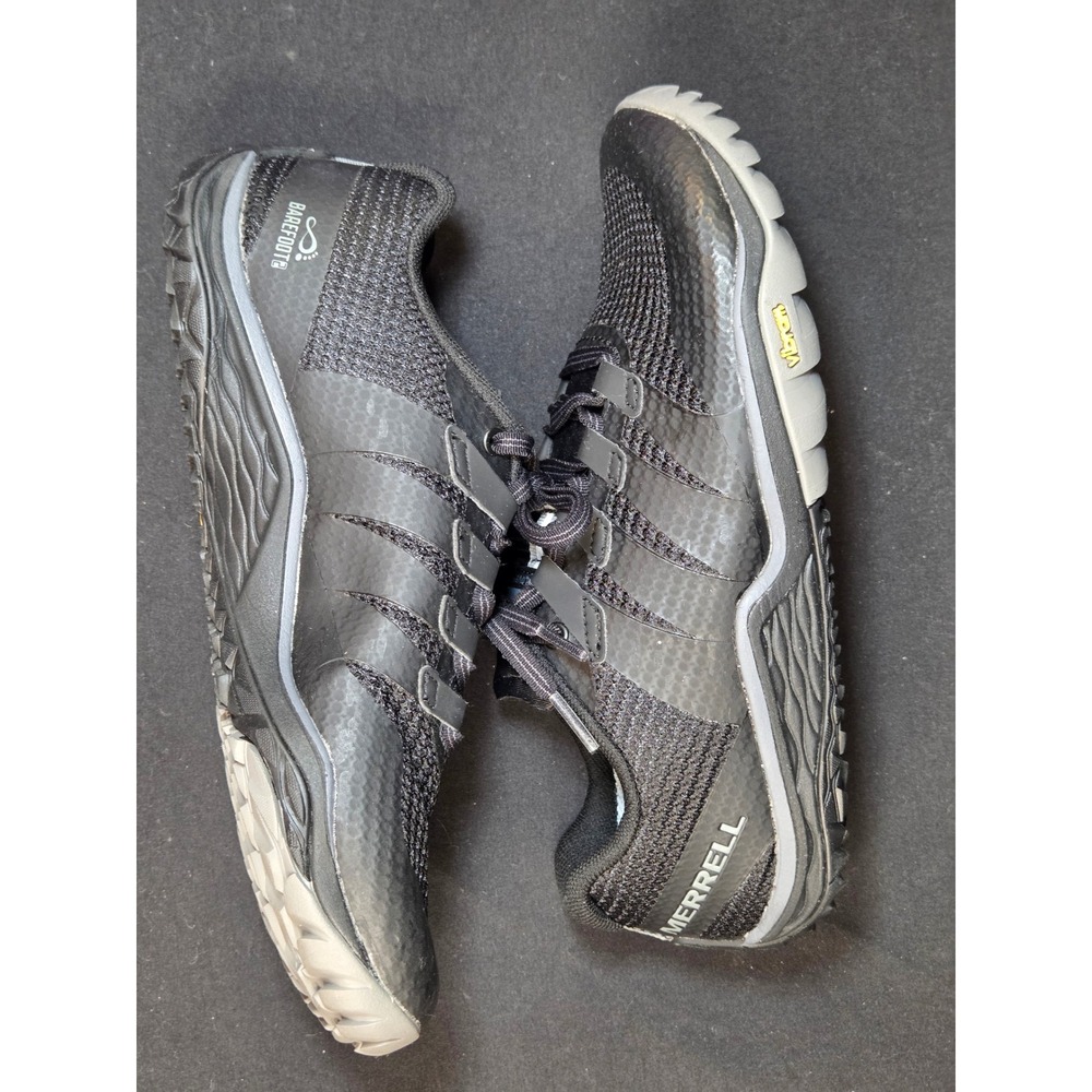 Merrell Trail Glove 5 Womens 6.5 Black Barefoot Running Shoes Vibram J599678